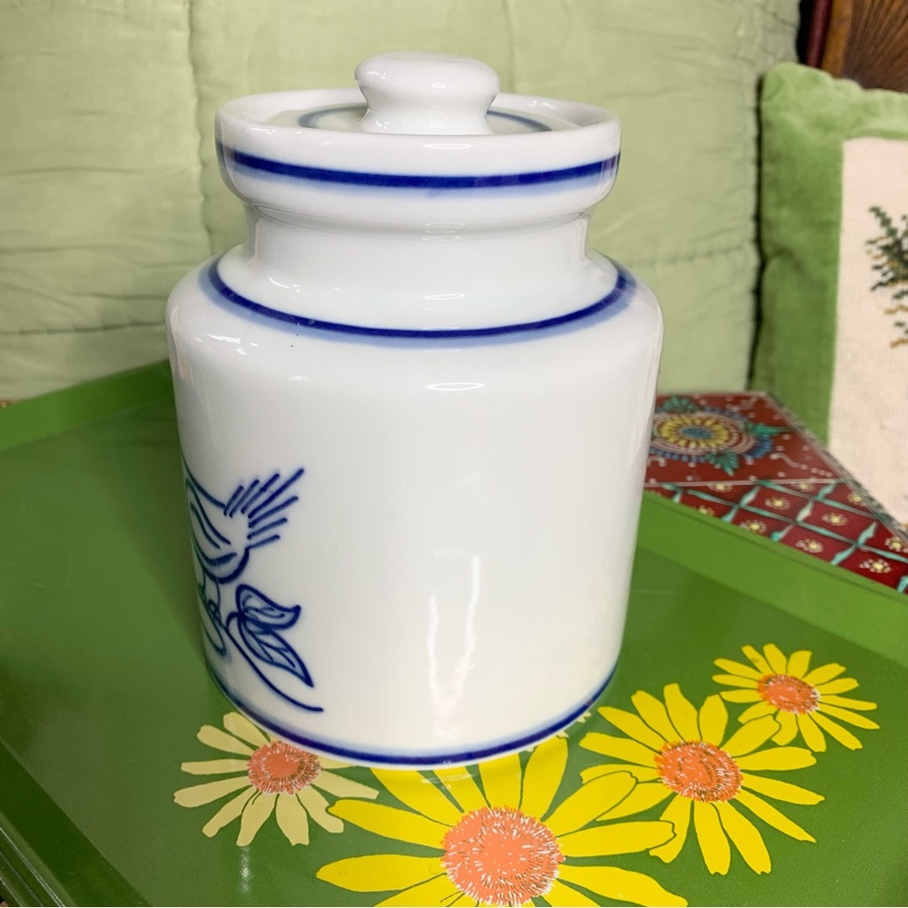 Ceramic Bird Canister - Picture 3 of 10